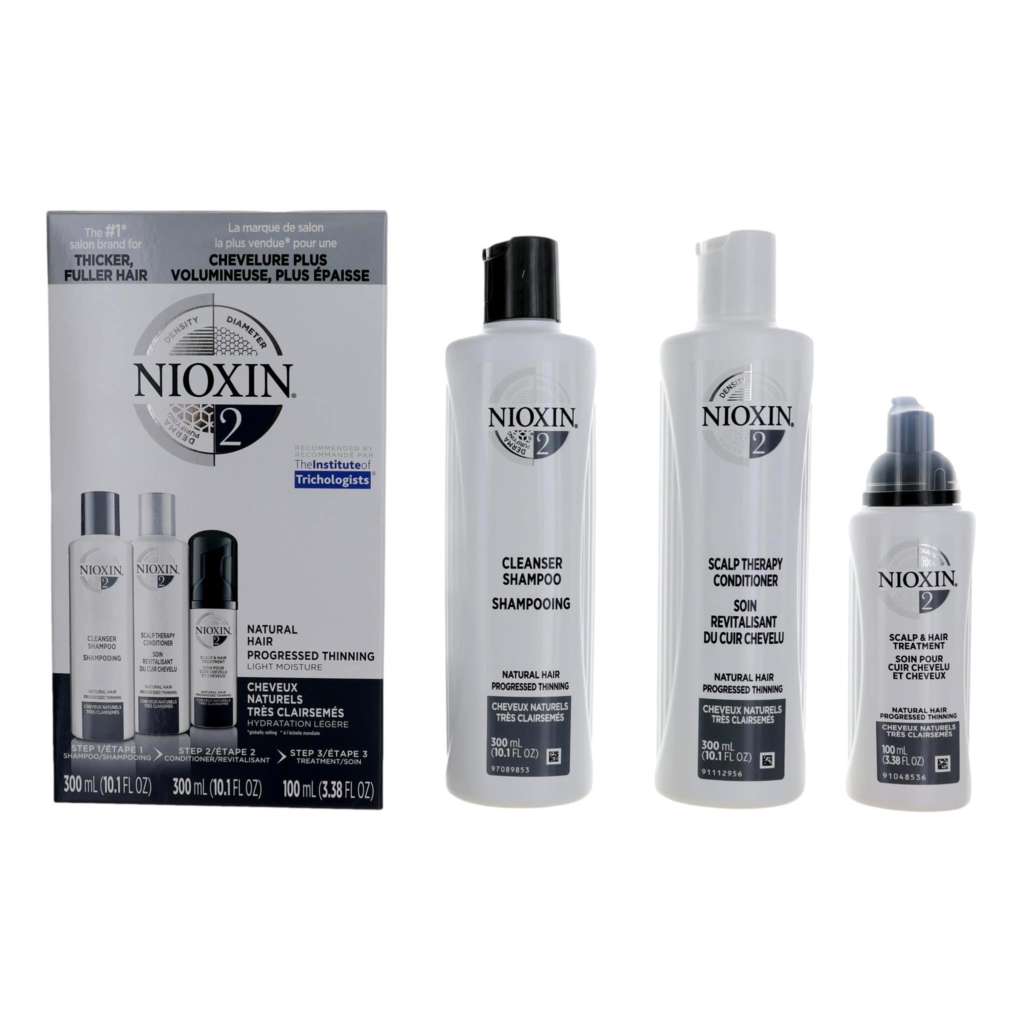 Photo of Nioxin 3D Care System Kit 2 - For Natural Hair Progressed Thinning Light Moisture
